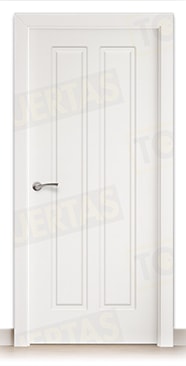 Puerta Block Maciza Lacada Blanca Mod. Chopin