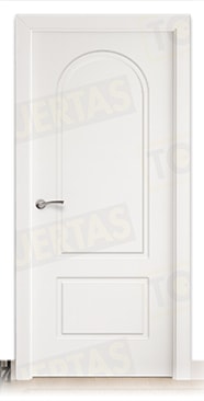 Puerta Block Maciza Lacada Blanca Mod. Gambia