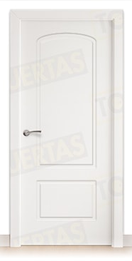 Puerta Block Maciza Lacada Blanca Mod. Ghana