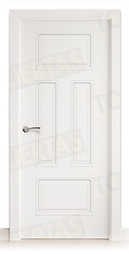 Puerta Block Maciza Lacada Blanca Mod. kabul