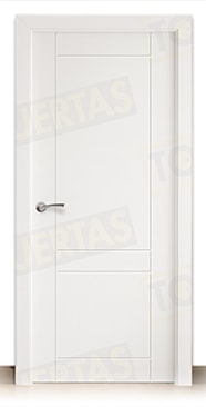 Puerta Block Maciza Lacada Blanca Mod. Songo