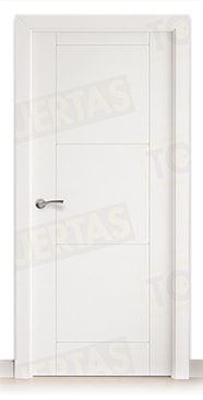 Puerta Block Maciza Lacada Blanca Mod. Tailandia