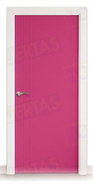 Puerta Block Maciza ColorLac RAL Magenta Tele 4010 Mod. Álava