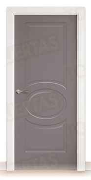 Puerta Block Maciza ColorLac RAL Gris Platino 7036 Mod. Guinea