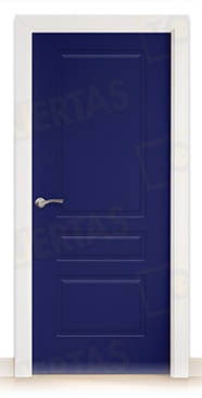 Puerta Block Maciza ColorLac RAL Azul Señales 5005 Mod. Kyoto