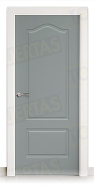 Puerta Block Maciza ColorLac RAL Gris Plata 7001 Mod. Togo