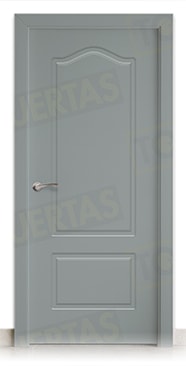 Puerta Block Maciza Lacada RAL Gris Plata 7001 Mod. Togo