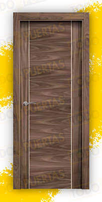 Puerta Interior Rústica Malaga Tinte Nogal - Karpimart Fabrica de puertas y  ventanas de madera